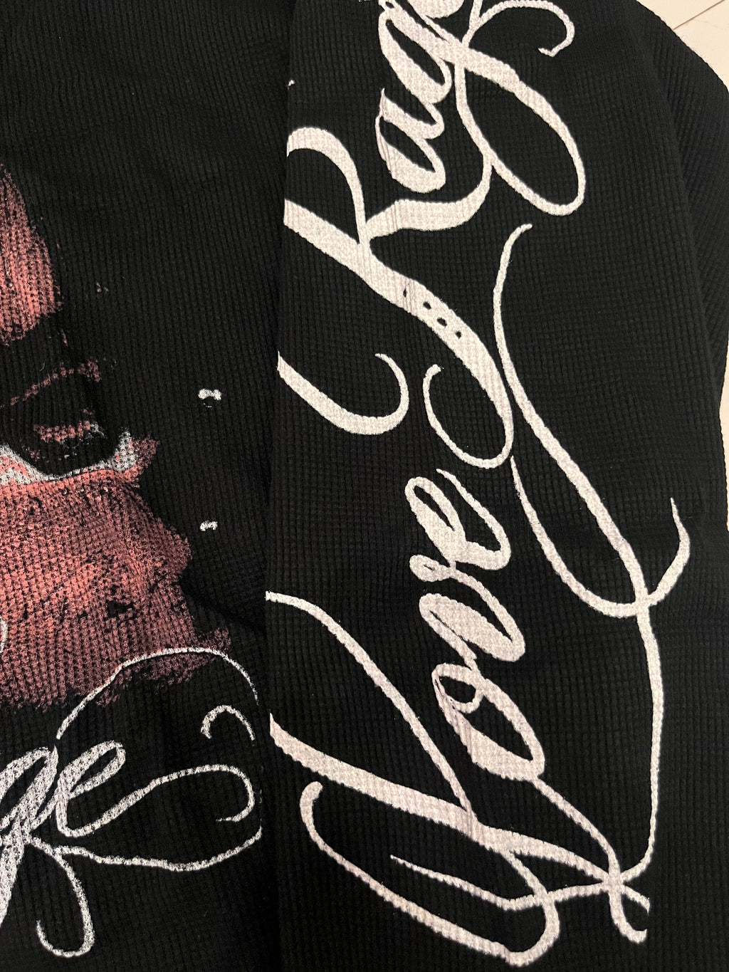 Love Rage Waffle Tee