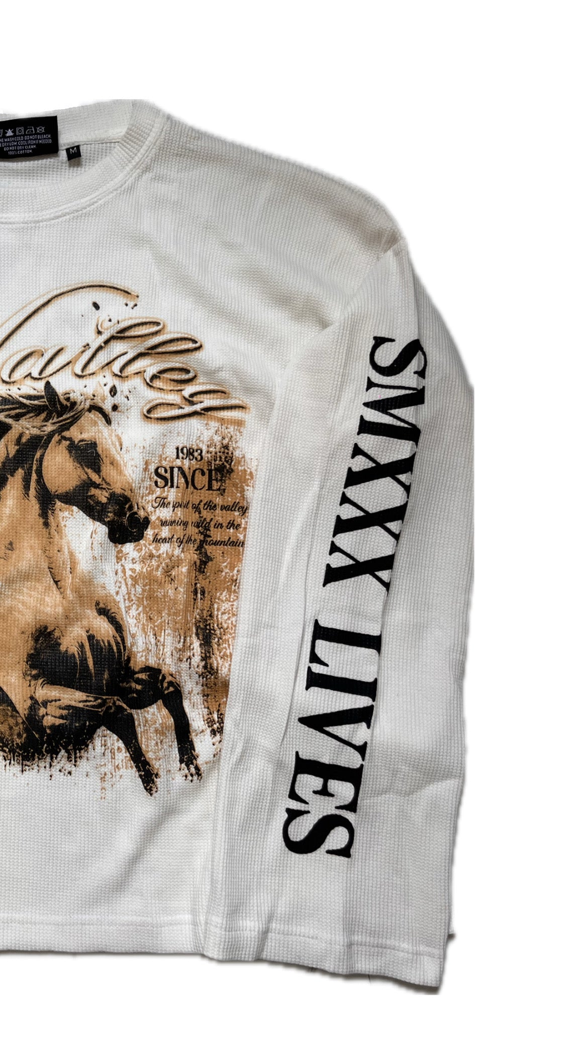 Valley Horse Waffle Tee
