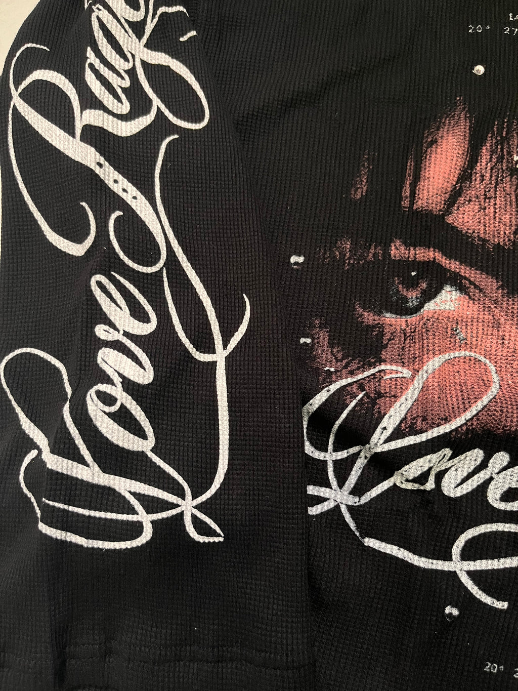 Love Rage Waffle Tee